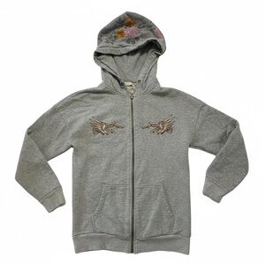 ARITZIA - Golden by TNA Embroidered Full Zip Hoodie, XXS